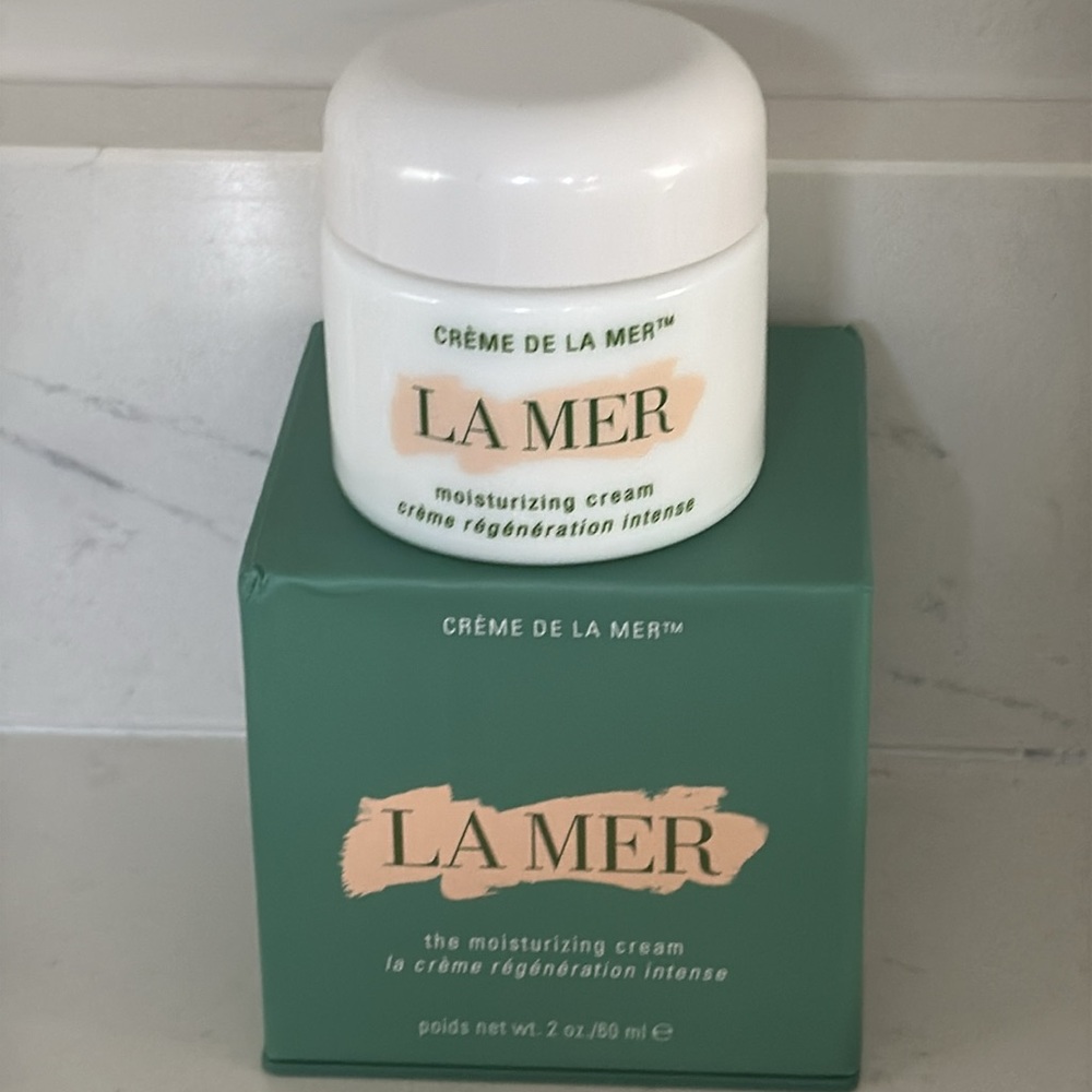 Large Empty LA MER Jar w/Box